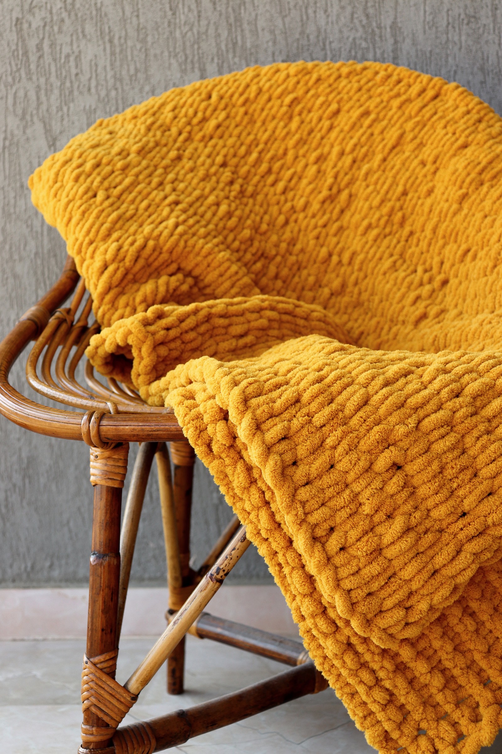 Chunky Knit Blanket