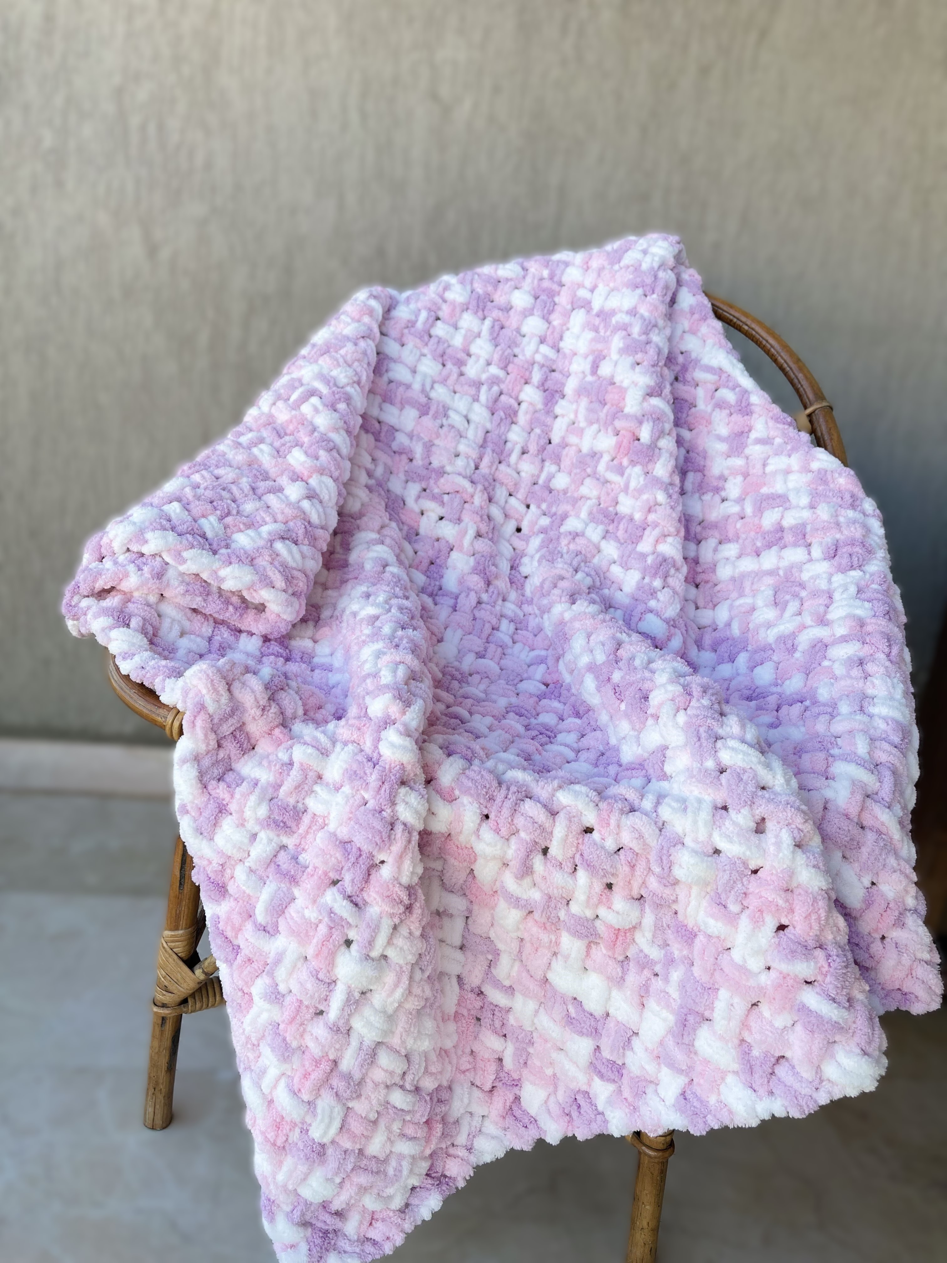 Chunky Cross Blanket